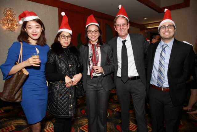 Hum Employment Law with friends at ACCE Christmas Party 2019