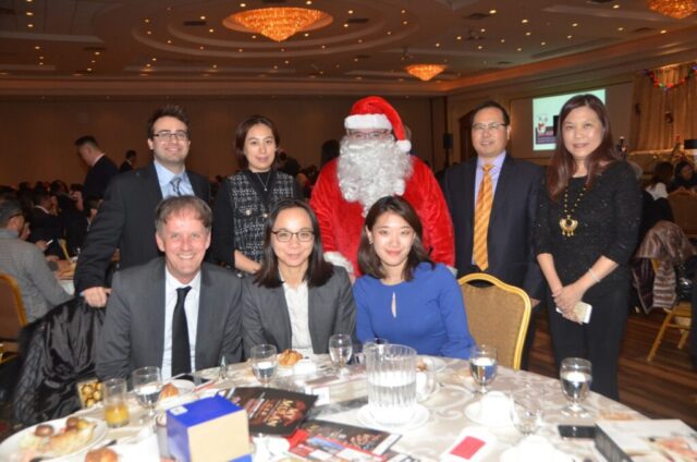 Hum Employment Law with friends at ACCE Christmas Party 2019